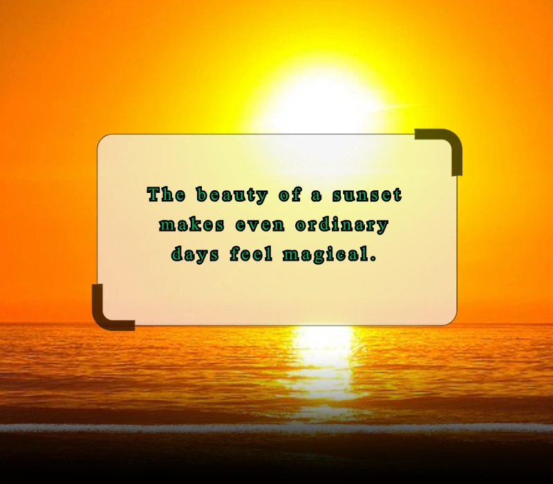 sunset quotes for Instagram