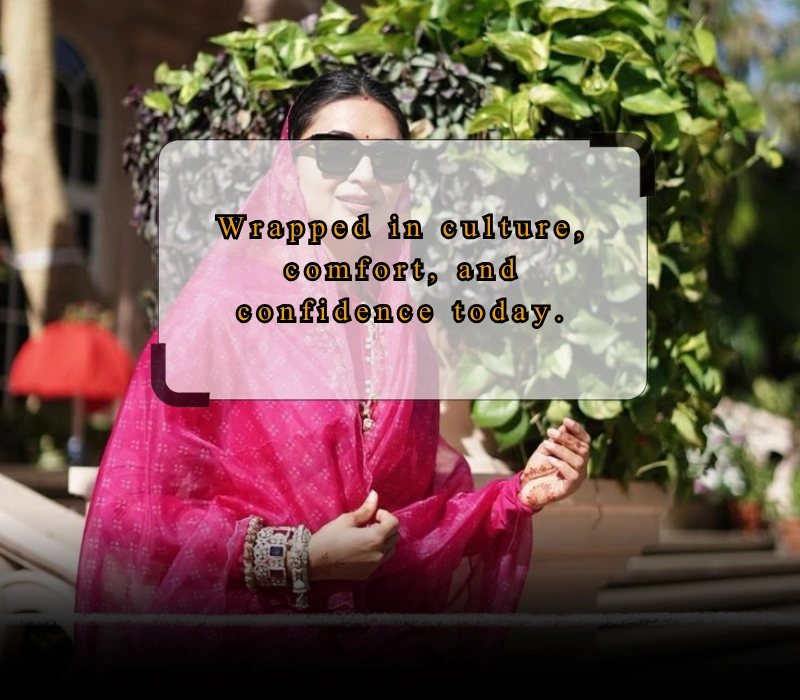 saree caption in english for Instagram