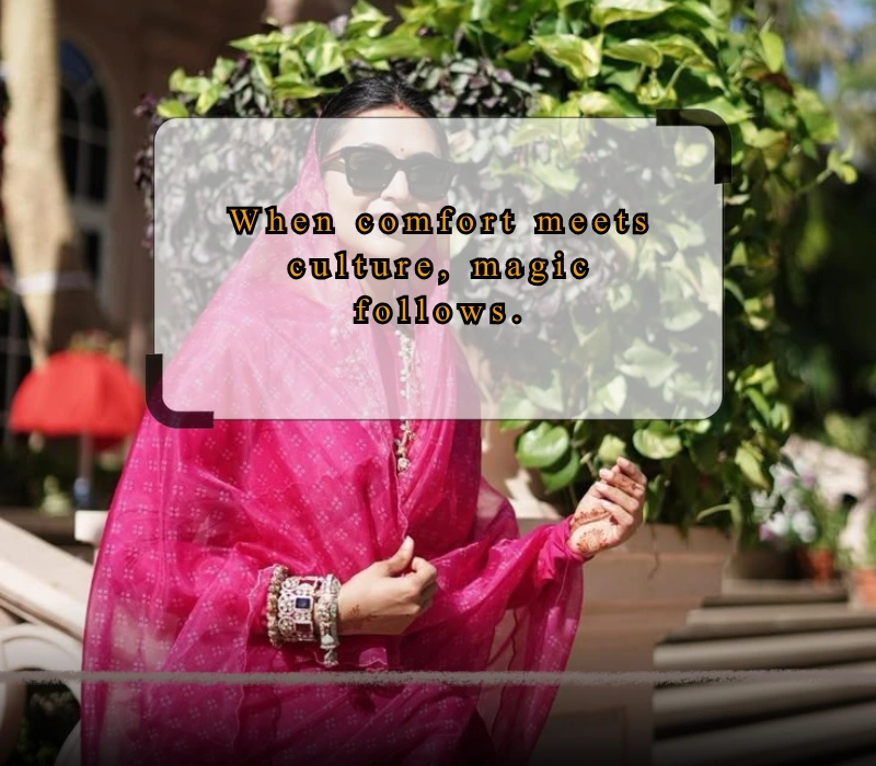 saree caption in english for Instagram