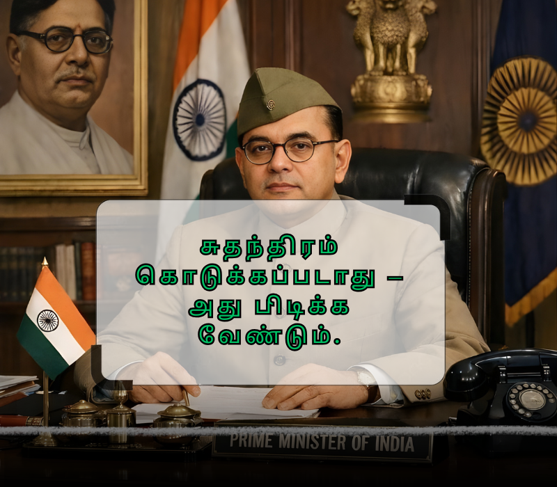subhash chandra bose quotes