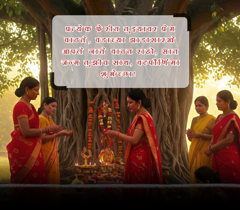 vat purnima caption in marathi