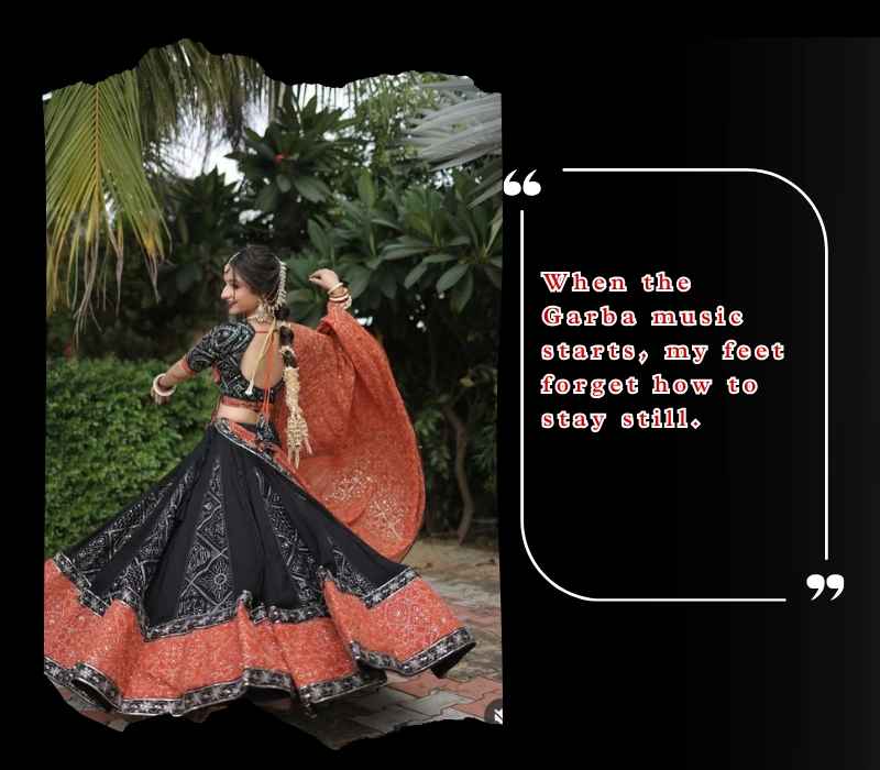 garba captions for instagram for girl