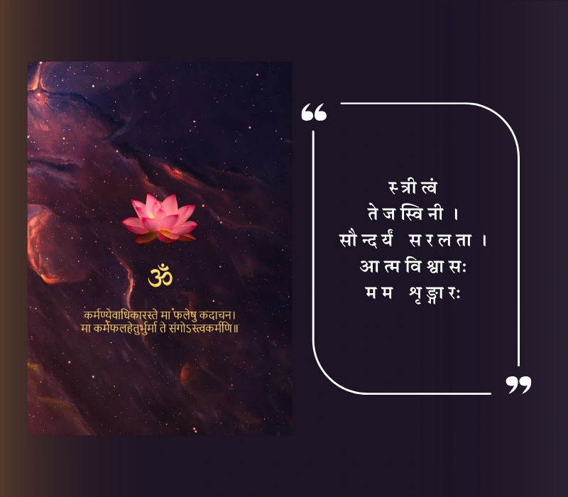 sanskrit bio for instagram for girl