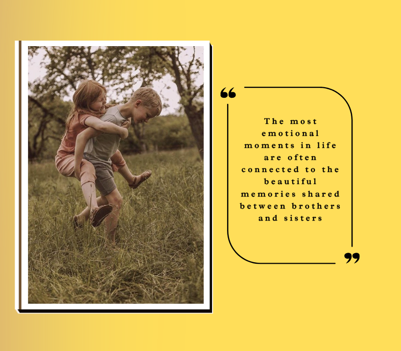 heart touching emotional brother and sister quote