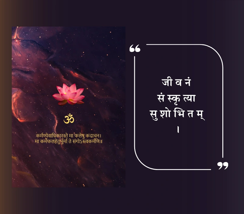 sanskrit bio for instagram for girl