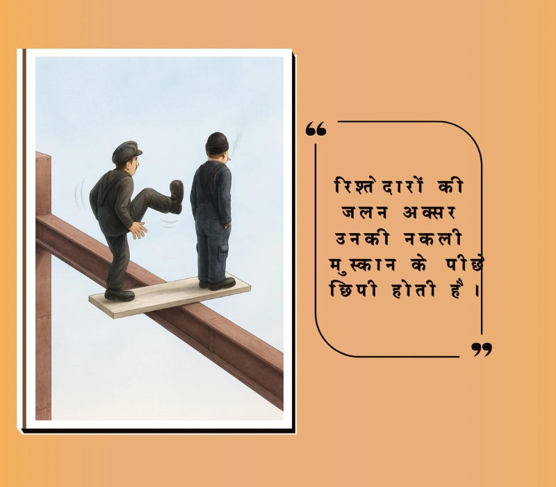 rishtedar family jealous quotes in hindi